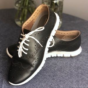 Cole Haan Zero Grand Leather Oxfords, Size 7.5